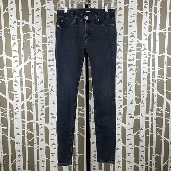 Hudson Krista Super Skinny Black Wash Jeans 26 - Picture 10 of 11